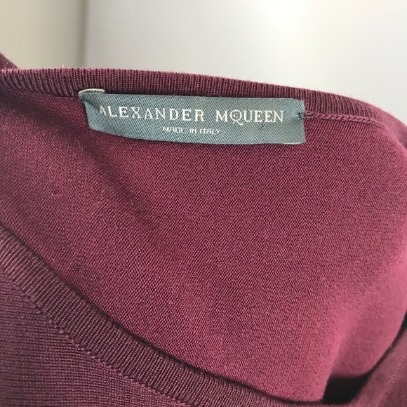 Alexander McQueen Wool Colorblock A Line Dress M - Picture 2 of 8